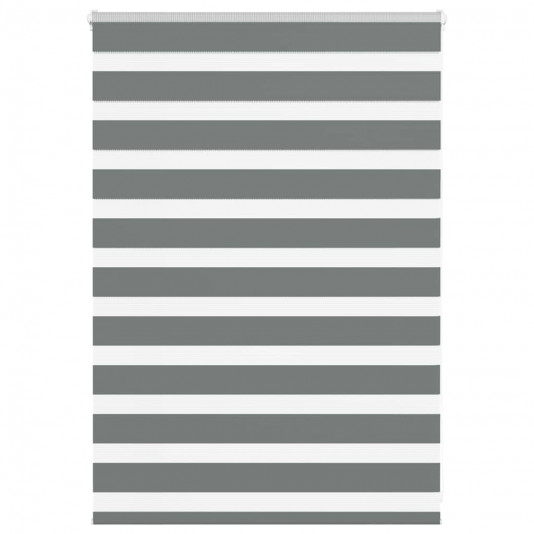 Zebra roleta tmavošedá 115x100 cm šírka látky 110,9cm polyester