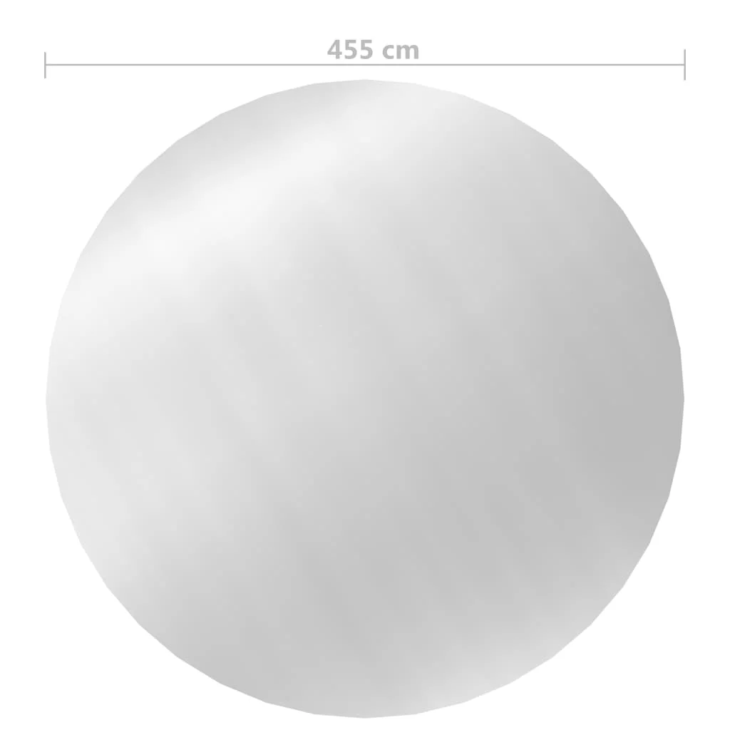 Bazénová plachta strieborná 455 cm PE