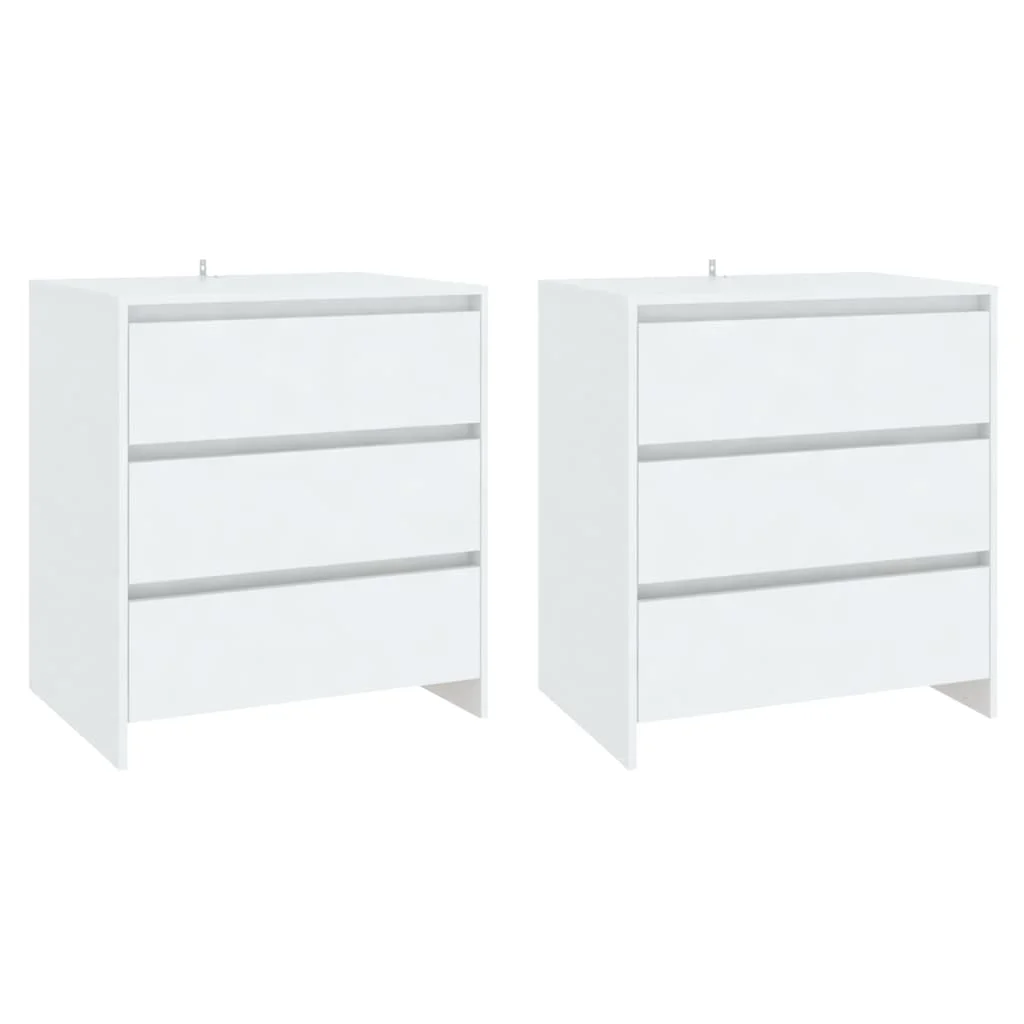 3-dielna komoda biela spracované drevo