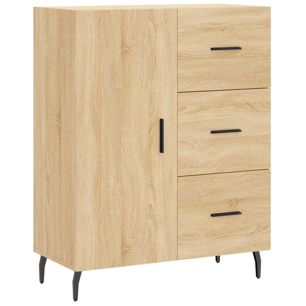 Vysoká skrinka dub sonoma 69,5x34x180 cm spracované drevo