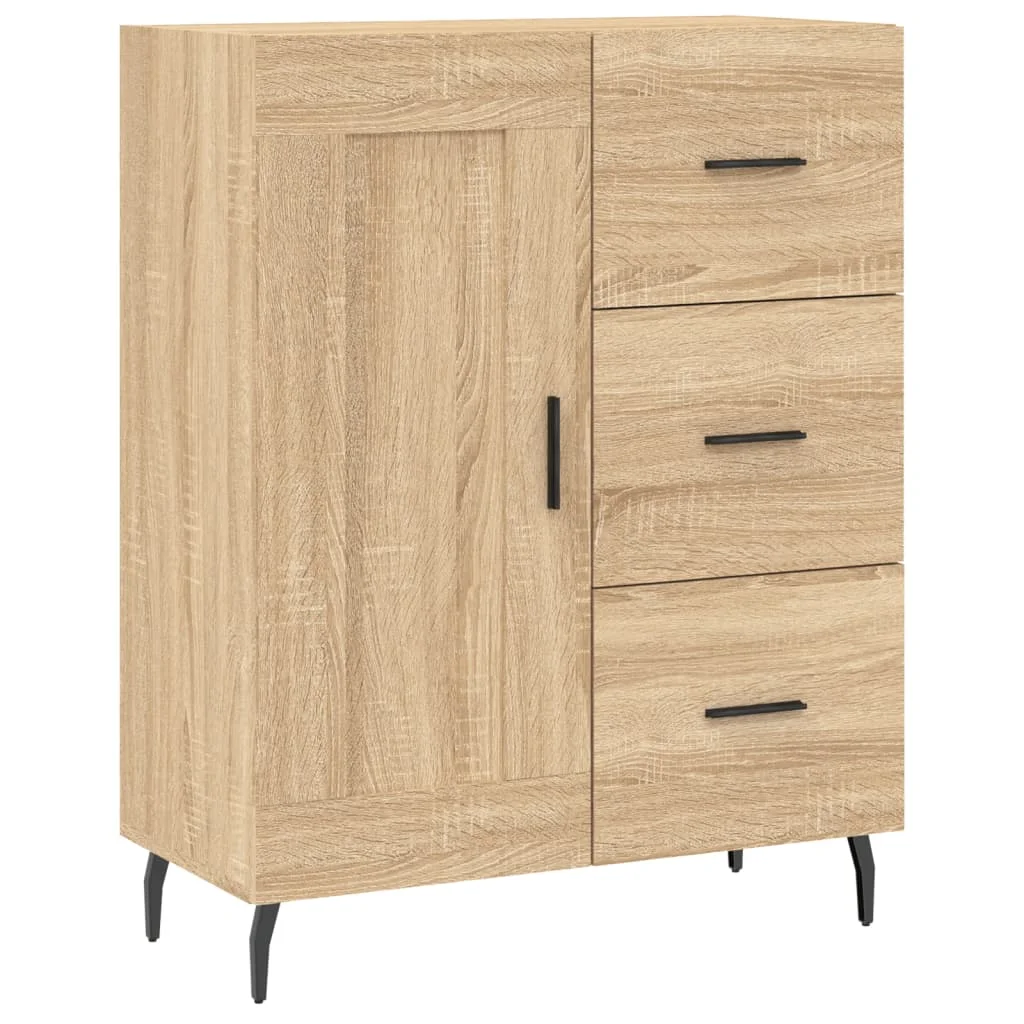 Vysoká skrinka dub sonoma 69,5x34x180 cm spracované drevo