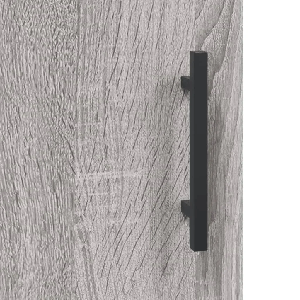 Vysoká skrinka sivý dub sonoma 69,5x34x180 cm spracované drevo