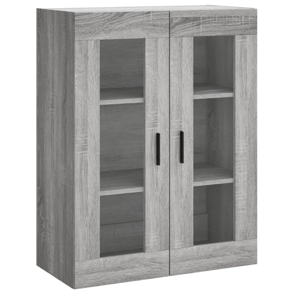 Vysoká skrinka sivý dub sonoma 69,5x34x180 cm spracované drevo