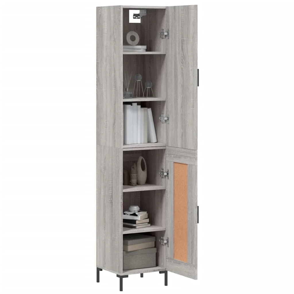 Vysoká skrinka dub sonoma 34,5x34x180 cm spracované drevo