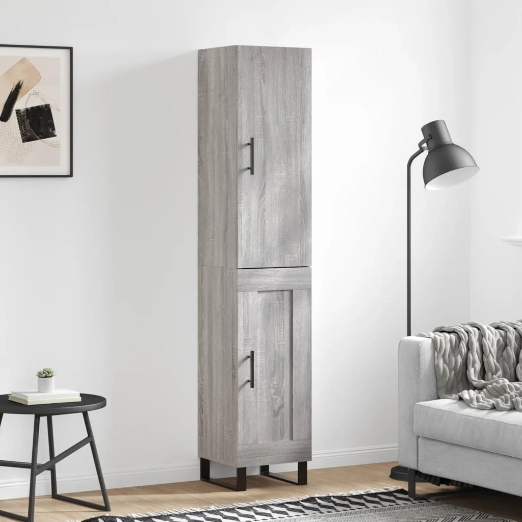 Vysoká skrinka dub sonoma 34,5x34x180 cm spracované drevo