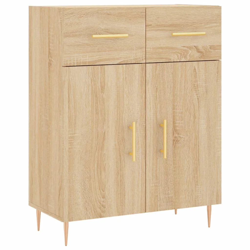Vysoká skrinka dub sonoma 69,5x34x180 cm spracované drevo