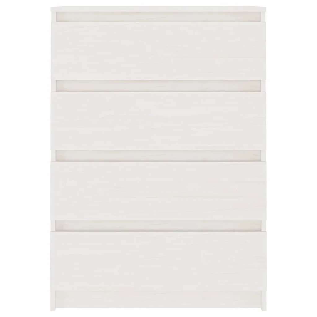 Bočná skrinka biela 60x36x84 cm borovicový masív