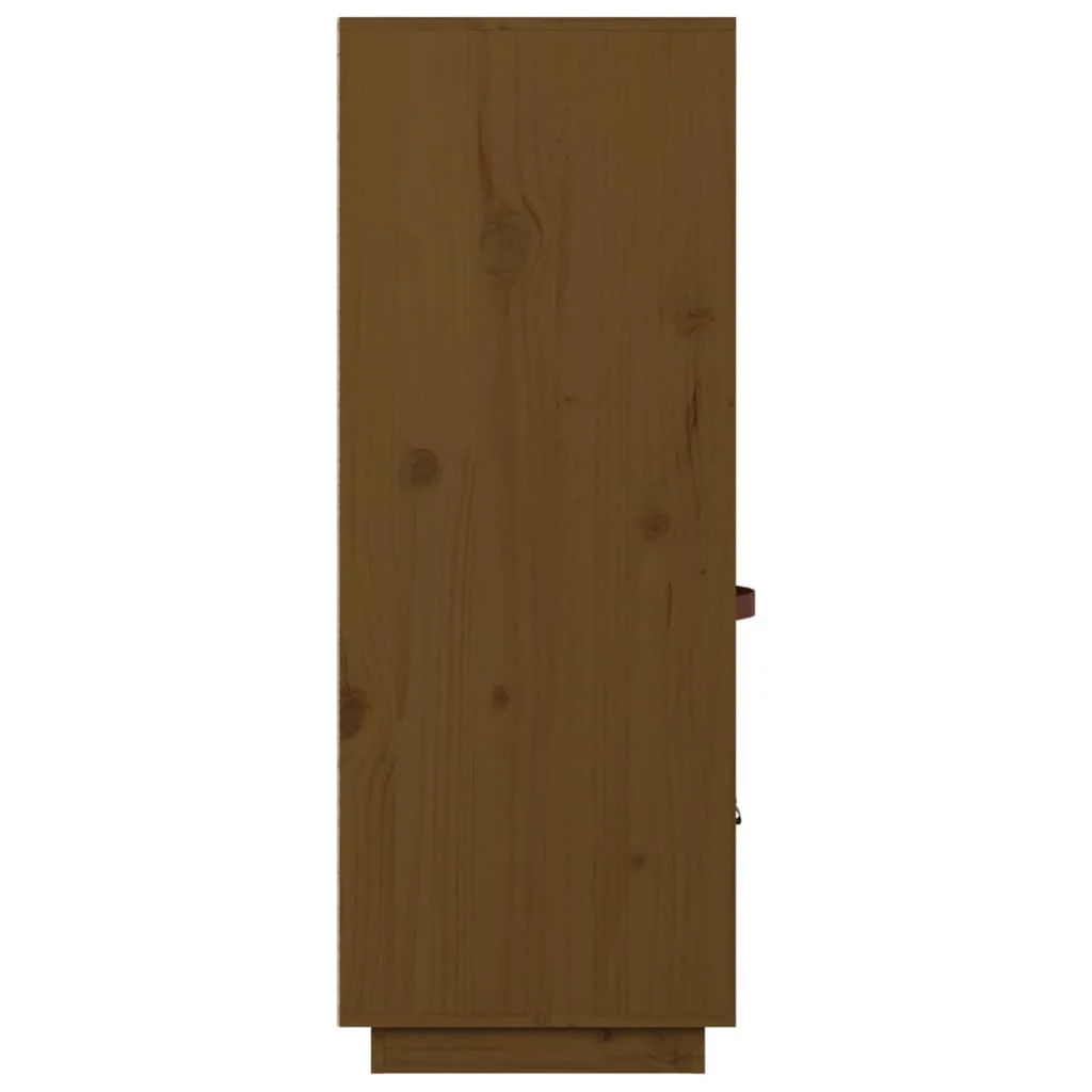 Vysoká skrinka medovohnedá 67x40x108,5 cm masívna borovica