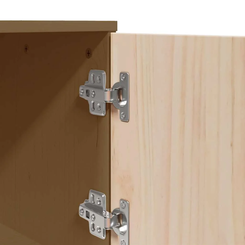 Vysoká skrinka medovohnedá 67x40x108,5 cm masívna borovica