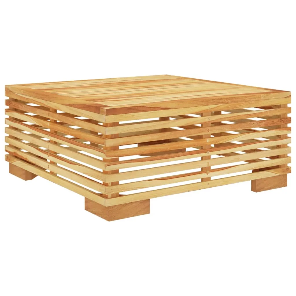 Záhradný konferenčný stolík 69,5x69,5x31 cm masívne teak
