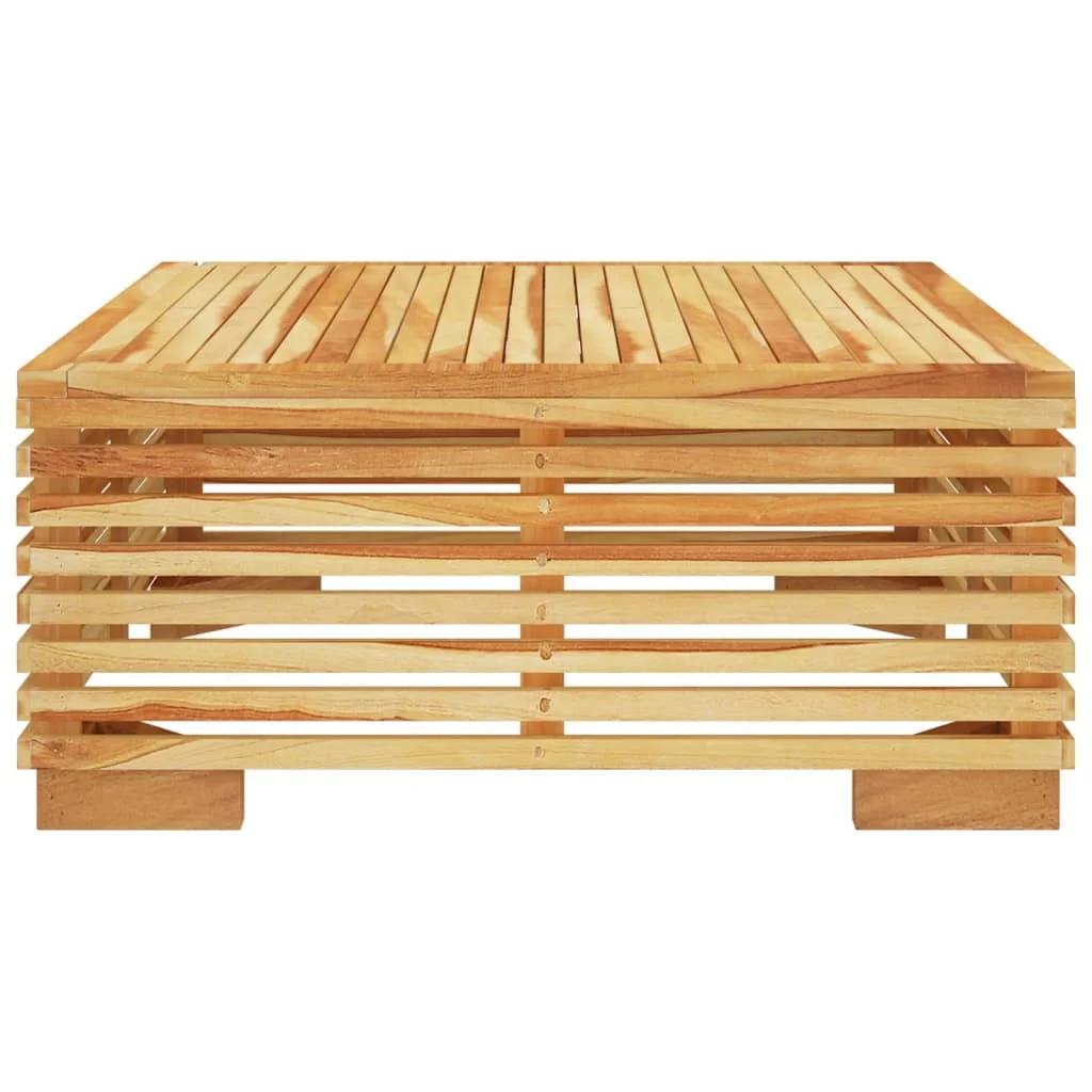 Záhradný konferenčný stolík 69,5x69,5x31 cm masívne teak