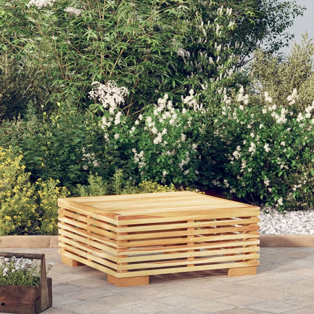 Záhradný konferenčný stolík 69,5x69,5x31 cm masívne teak