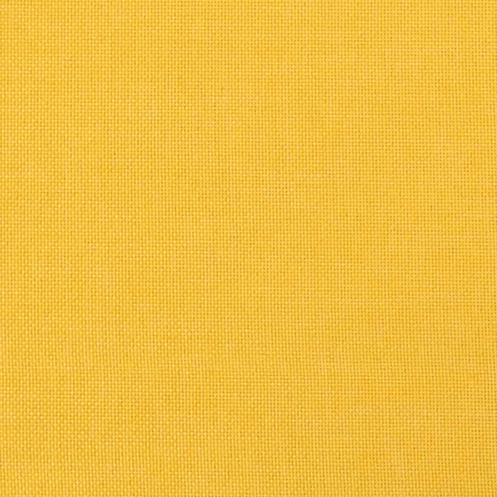 Dekoratívne vankúše 2 ks bledožlté 40x40 cm látka