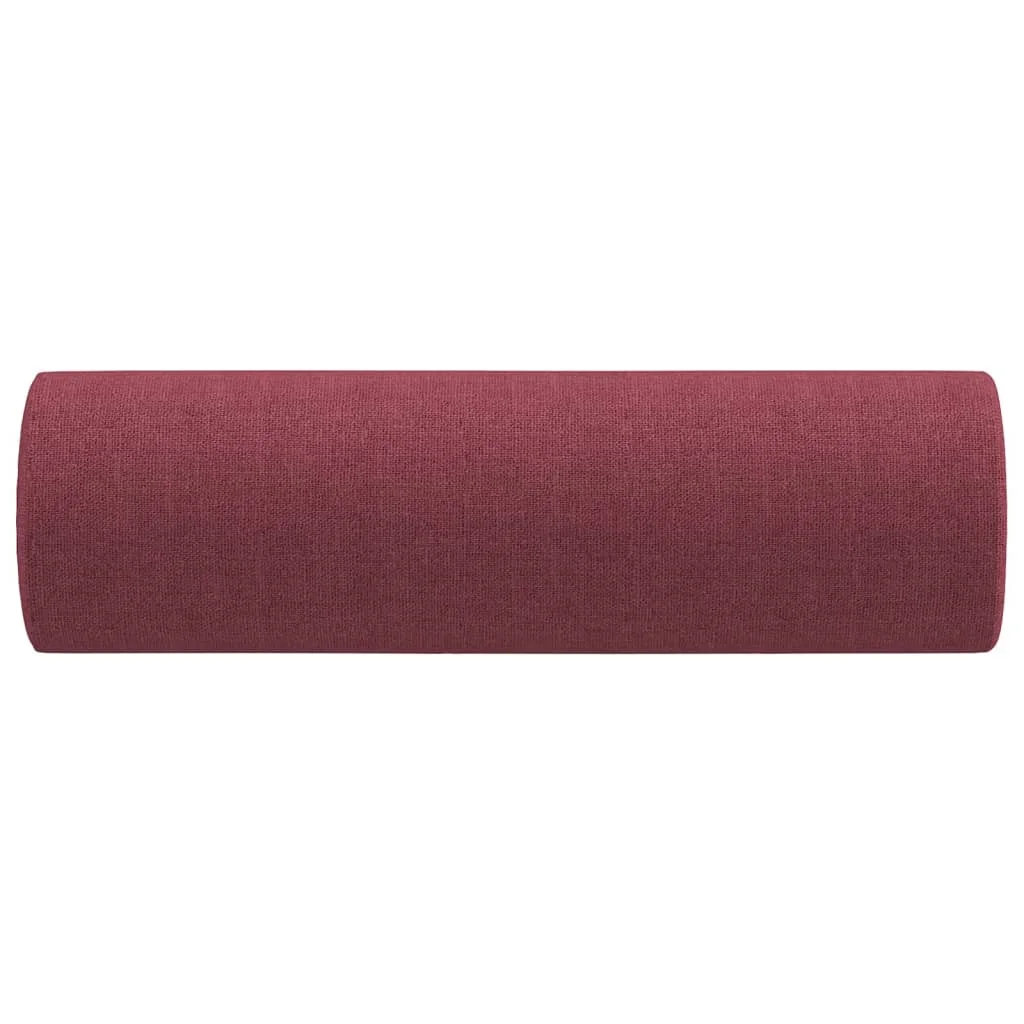 Dekoratívne vankúše 2 ks vínové Ø15x50 látka