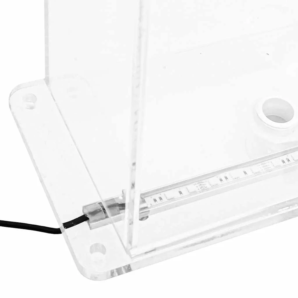 Bazénová fontána s RGB LED diódami akrylová 51 cm