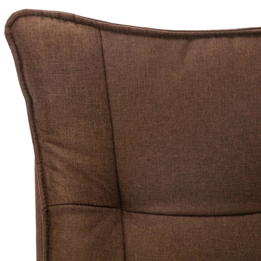 Kancelárska stolička hnedá látková