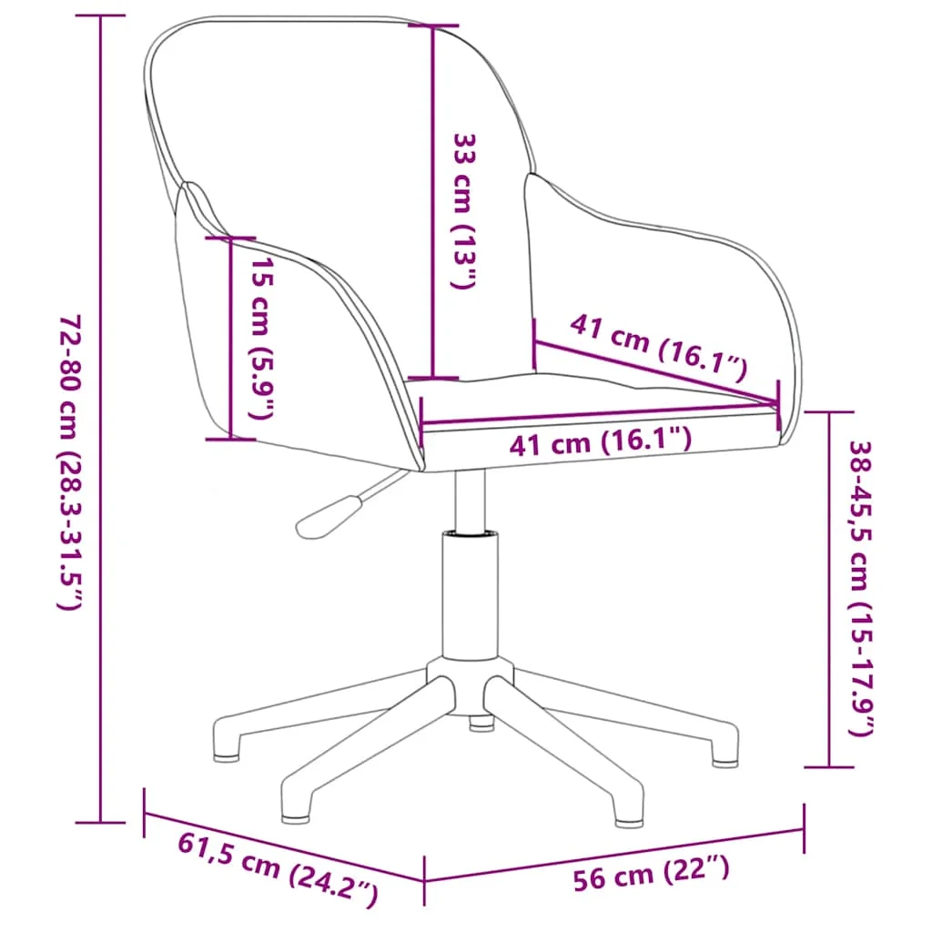Otočná kancelárska stolička žltá zamatová