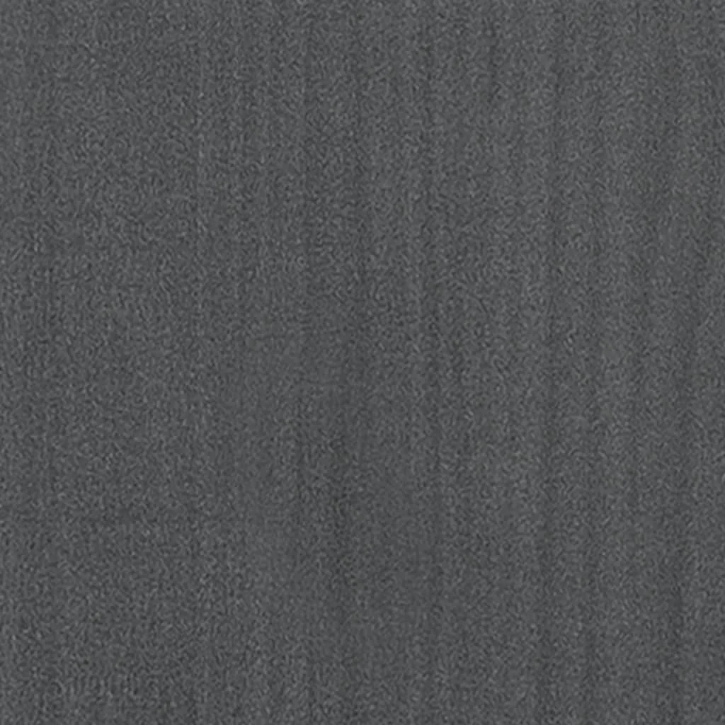 Knižnica s 2 policami sivá 100x30x70 cm masívna borovica 