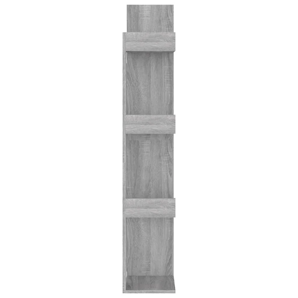 Knižnica 48x25,5x140 cm sivý dub sonoma spracované drevo
