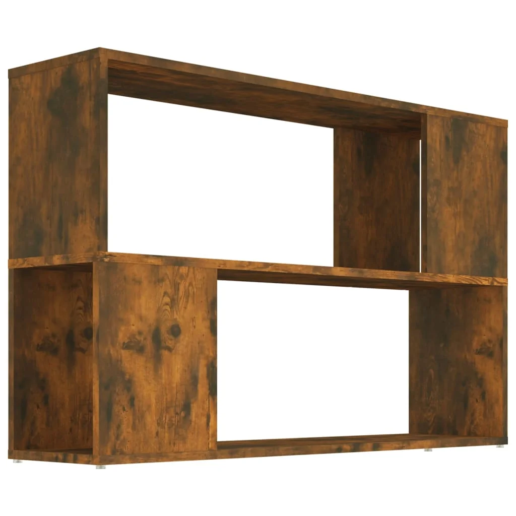 Knižnica hnedý dub 100x24x63 cm spracované drevo