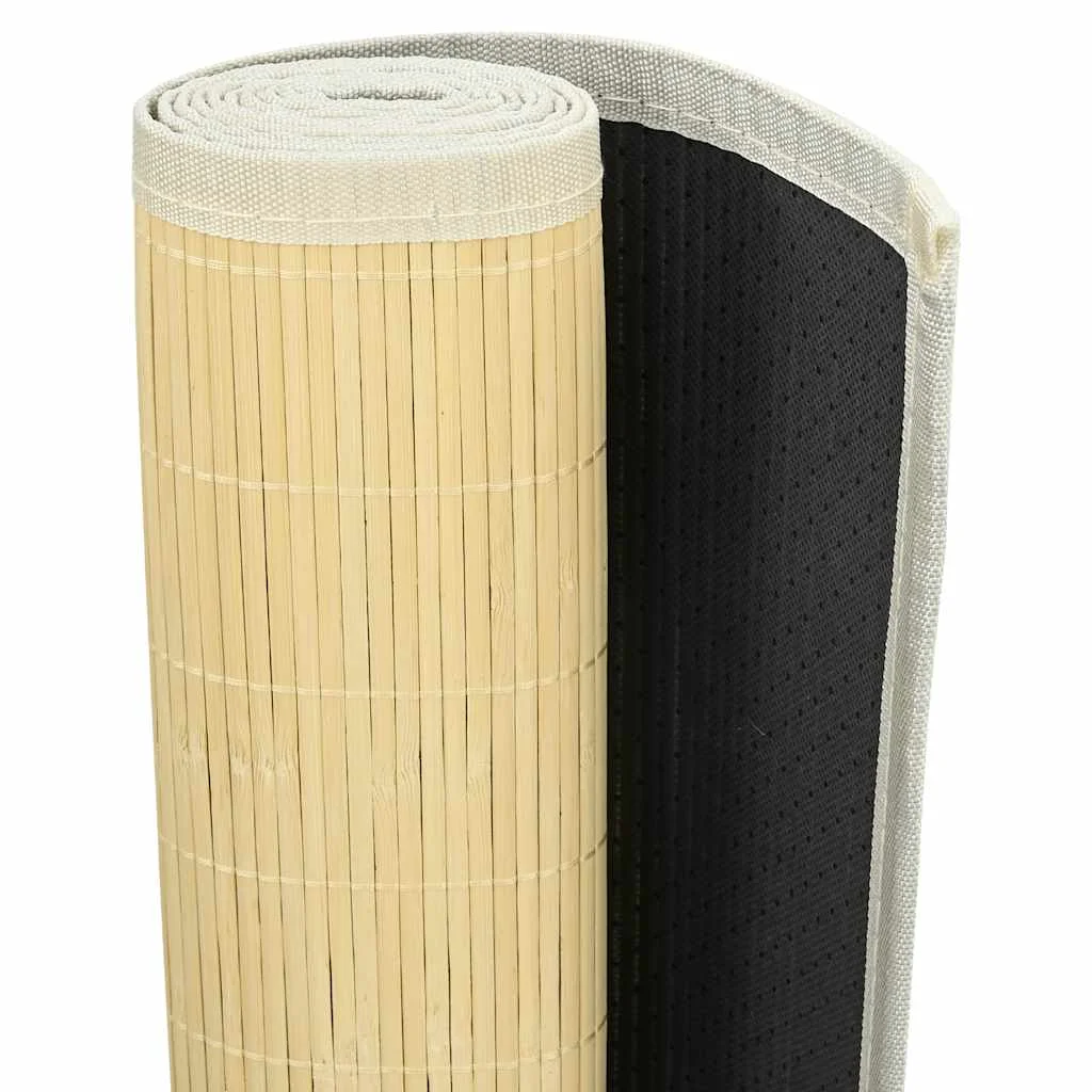 Bambusový koberec, 100x160 cm, prírodná farba