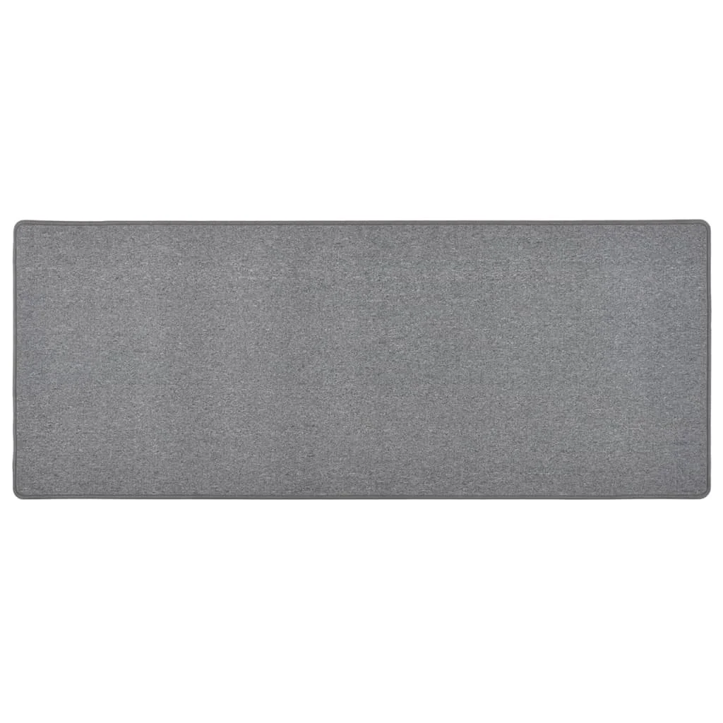 Kobercový behúň tmavo sivý 80x200 cm