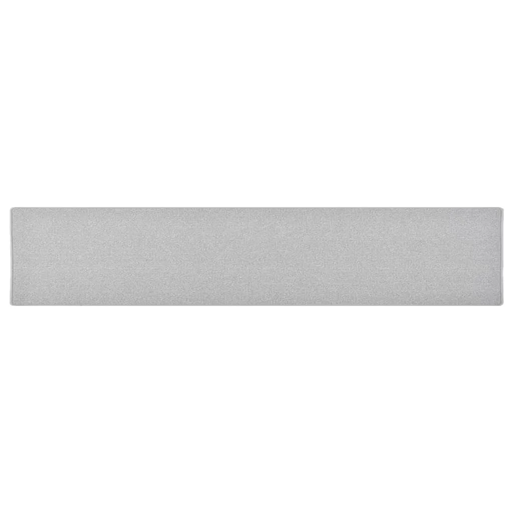 Kobercový behúň svetlosivý 80x400 cm