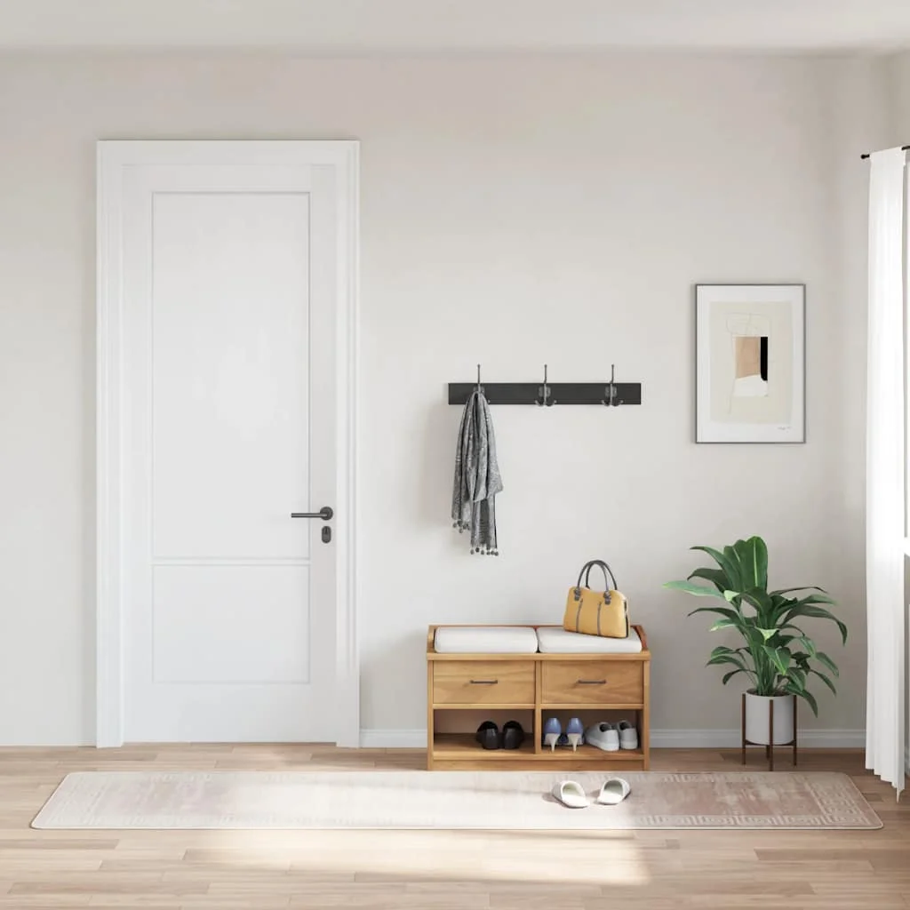 Prateľný koberec 80x300 cm béžový protišmykový