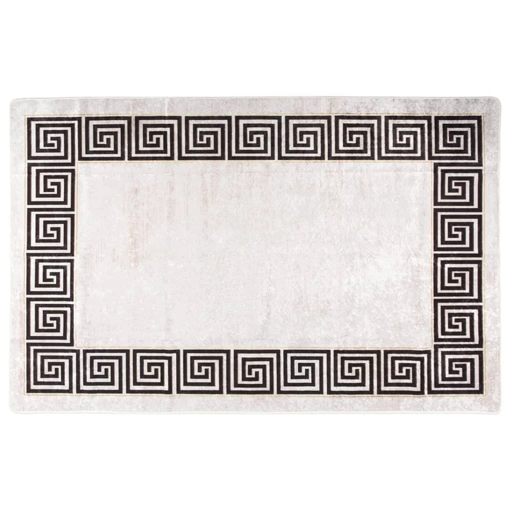 Prateľný koberec 160x230 cm bledobéžový protišmykový