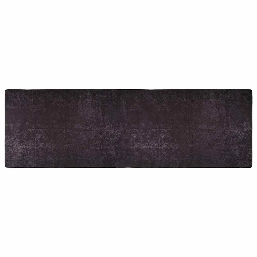 Prateľný koberec 80x300 cm antracitový protišmykový