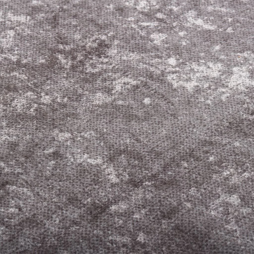 Prateľný koberec 80x150 cm sivý protišmykový