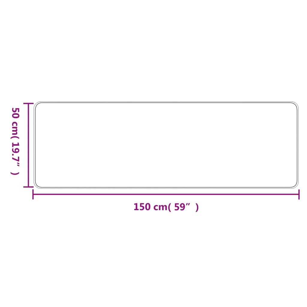 Behúň sisalový vzhľad platina 50x150 cm