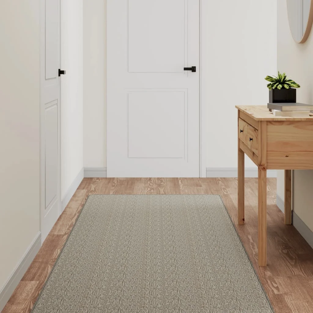 Behúň na koberce sisalový vzhľad platina 80x250 cm