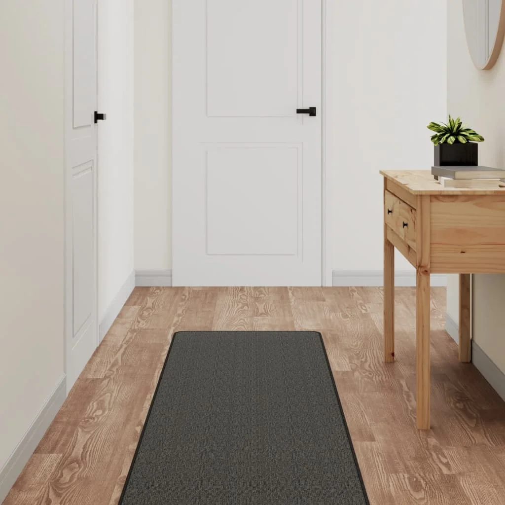 Koberec behúň, sisalový vzhľad, antracitový 50x200 cm