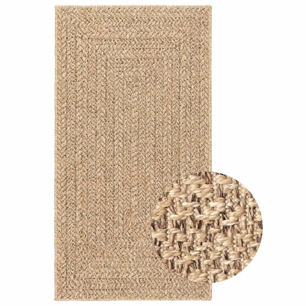 Koberec ZIZUR 80x150 cm, jutový vzhľad, interiér a exteriér
