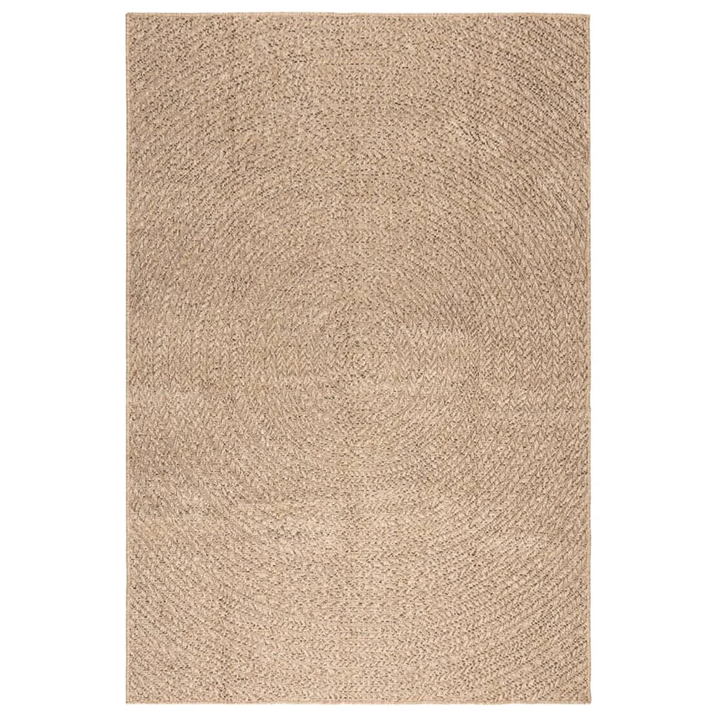 Koberec ZIZUR 140x200 cm, jutový vzhľad, interiér a exteriér