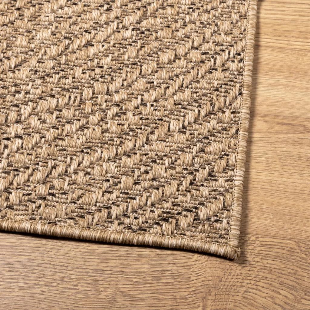 Koberec ZIZUR 200x290 cm, jutový vzhľad, interiér a exteriér