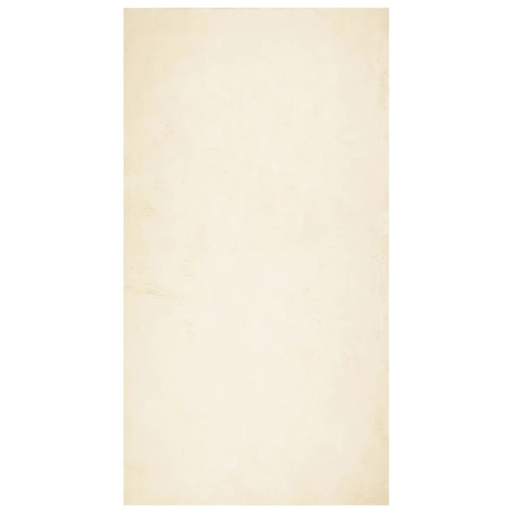 Koberec HUARTE, krátky vlas, mäkký, prateľný, krémový 60x110 cm