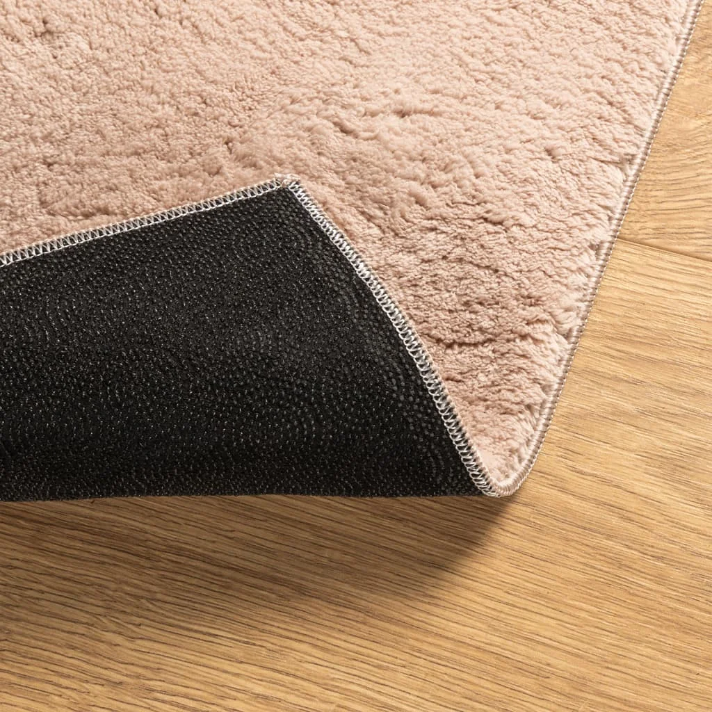 Koberec HUARTE s krátkym vlasom umývateľný rumencový 160x160 cm