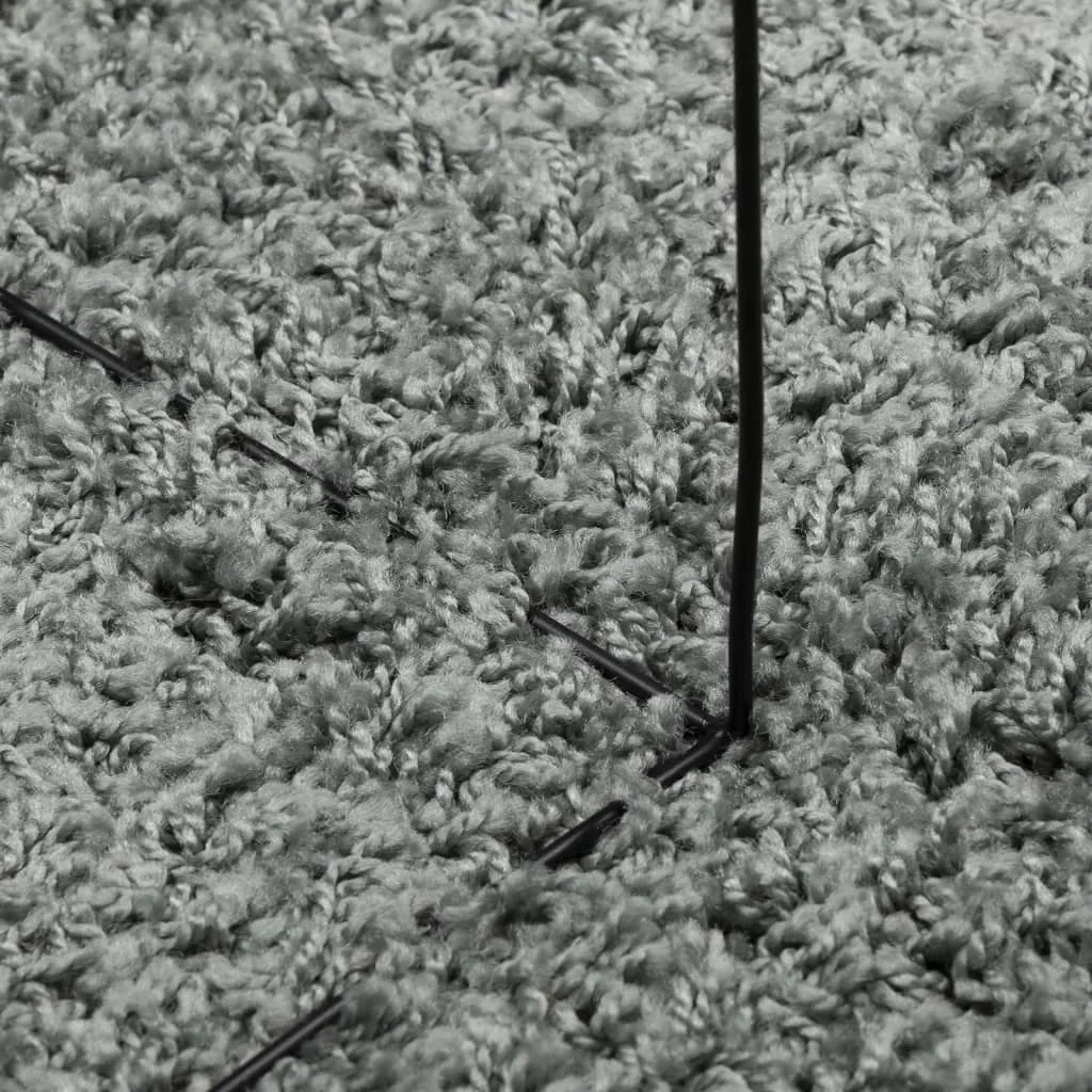 Shaggy koberec PAMPLONA, vysoký vlas, moderný, zelený 160x230cm