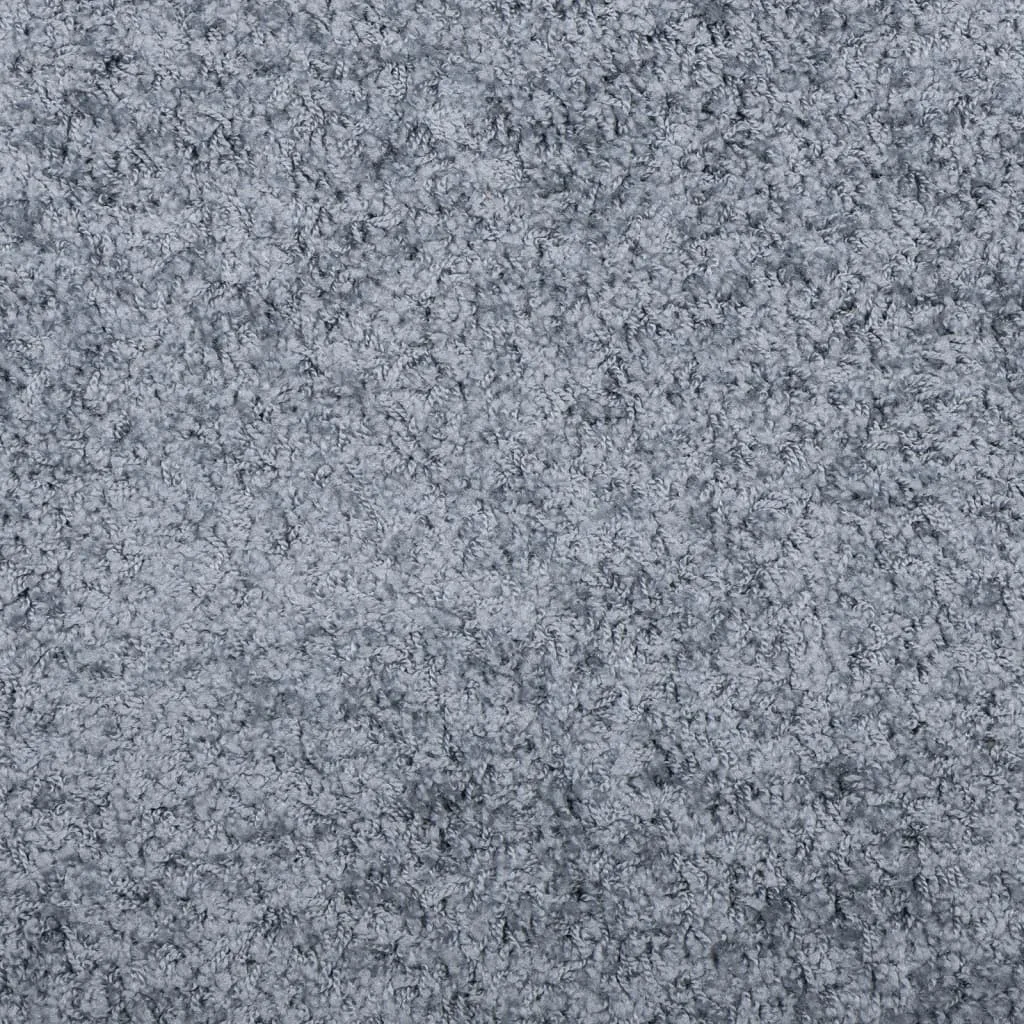 Shaggy koberec PAMPLONA, vysoký vlas, moderný, modrý 80x200 cm