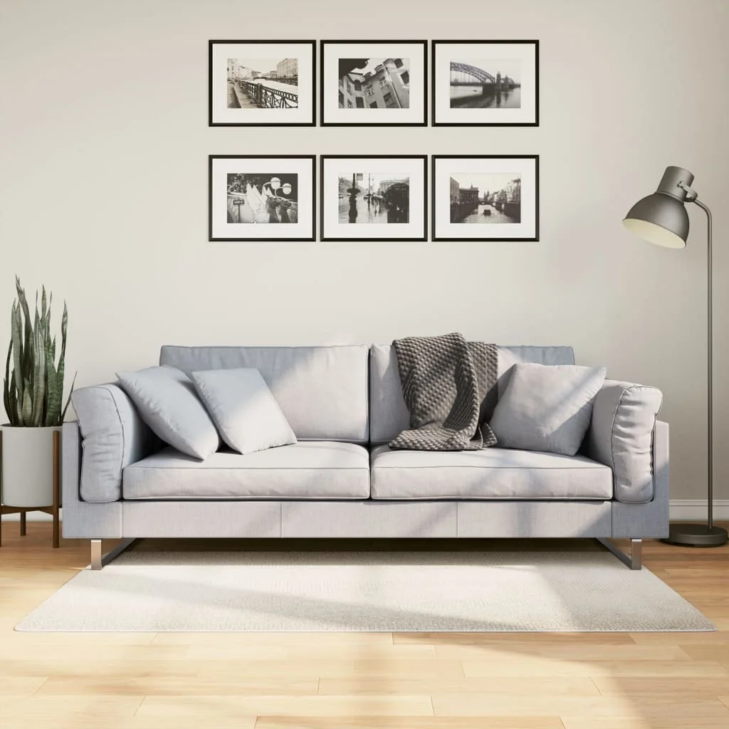 Koberec IZA krátky vlas škandinávsky vzhľad krémový 80x150 cm