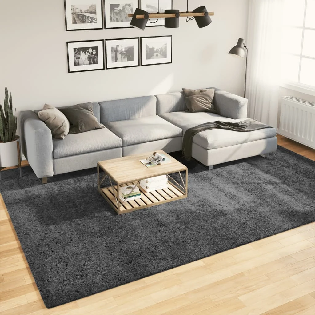 Koberec OVIEDO krátky vlas antracitový 240x340 cm
