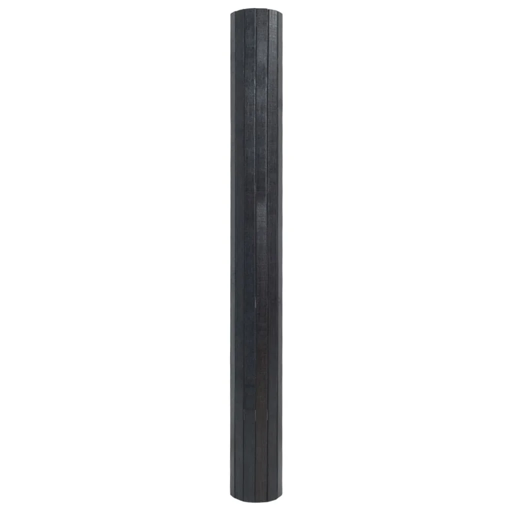 Koberec obdĺžnikový sivý 100x200 cm bambus