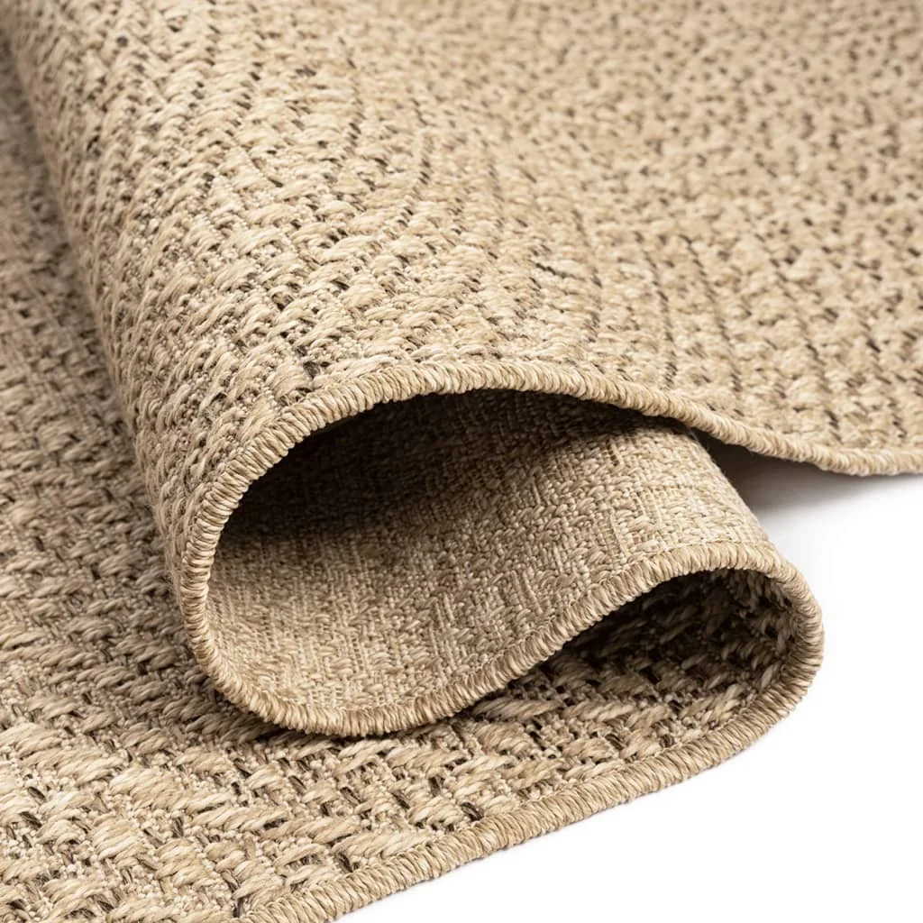 Koberec ZIZUR 100x200 cm jutový vzhľad interiér a exteriér