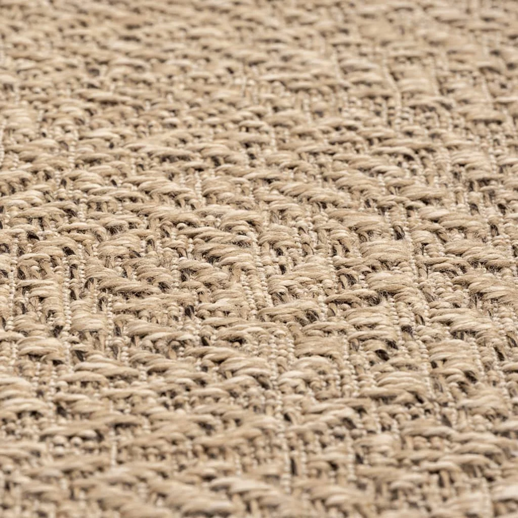 Koberec ZIZUR 240x340 cm jutový vzhľad interiér a exteriér