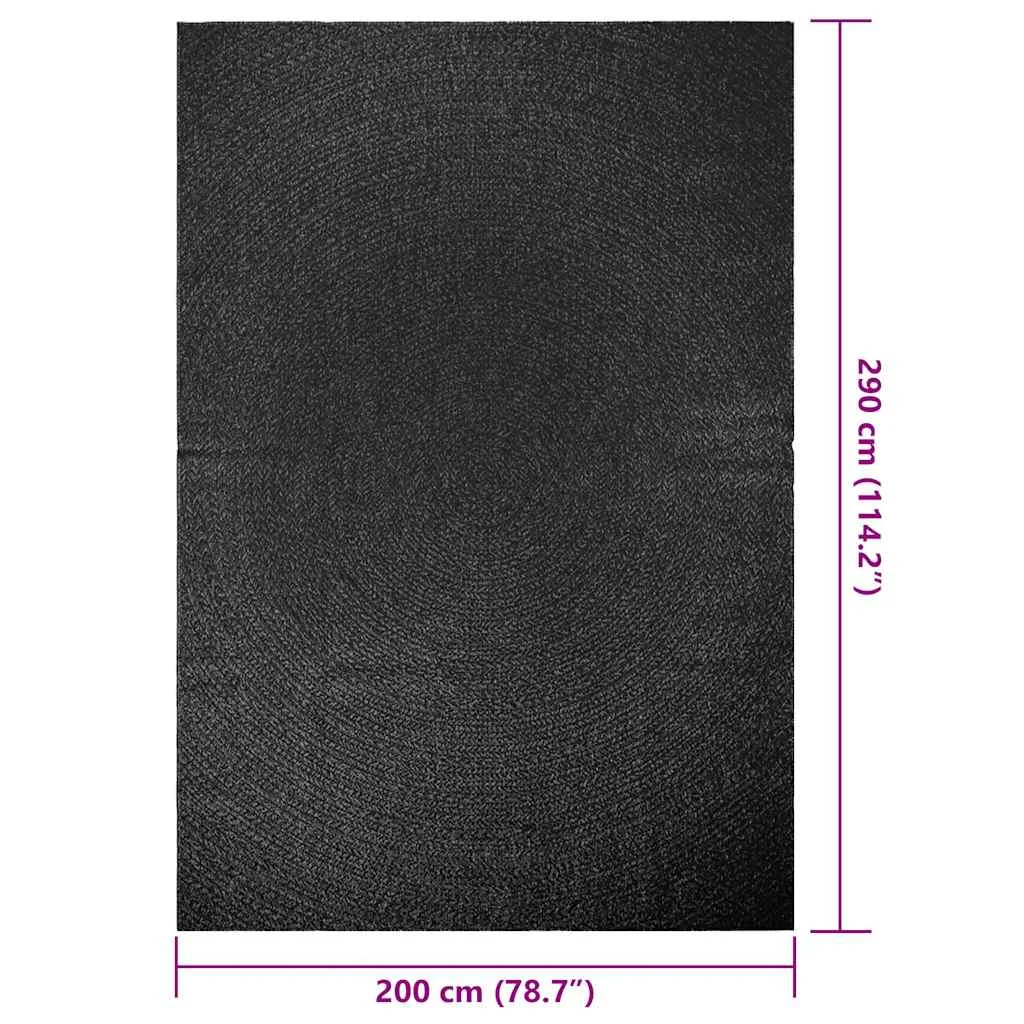 Koberec ZIZUR 200x290 cm, jutový vzhľad, interiér a exteriér