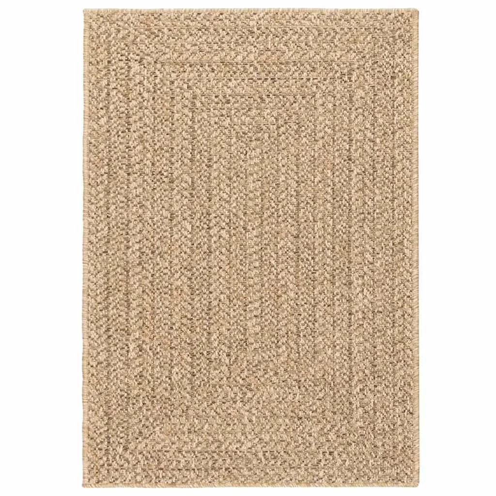 Koberec ZIZUR 120x170 cm, jutový vzhľad, interiér a exteriér