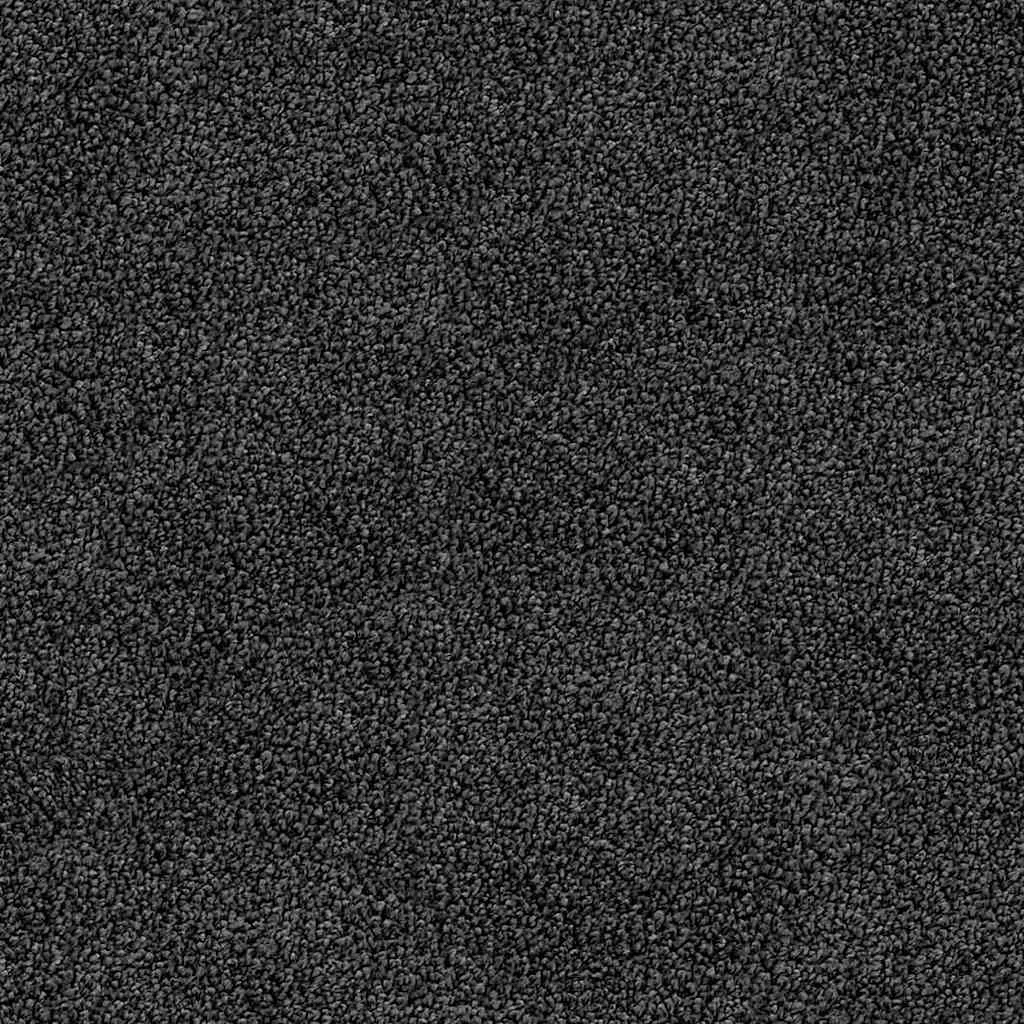 Protišmykový Shaggy Koberec Tmavo šedá 120 x 120 cm PP
