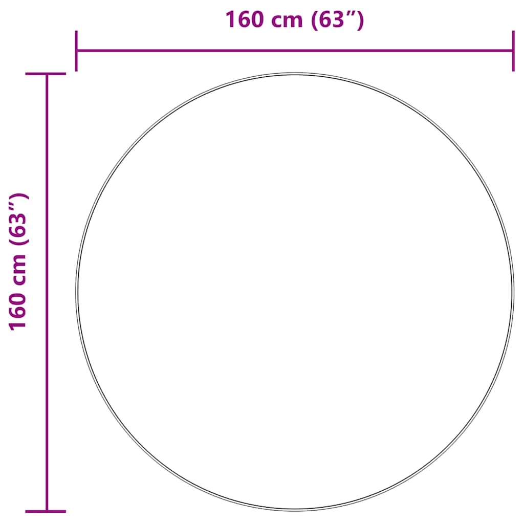 Chlpatý koberec s vysokým vlasom NAVARRA tmavosivá 160x160 cm
